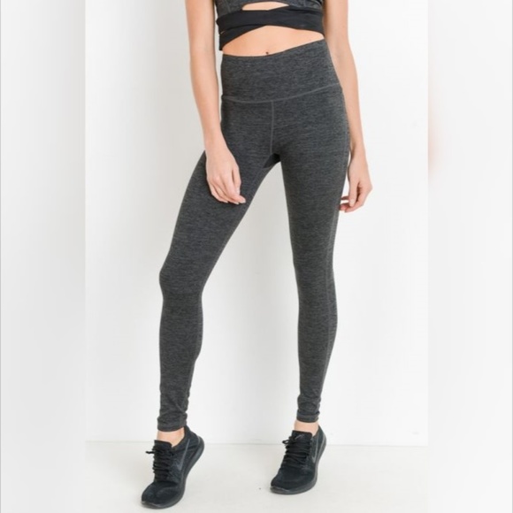 Mono B Pants - New Mono B Highwaist Solid Essential Full Leggings